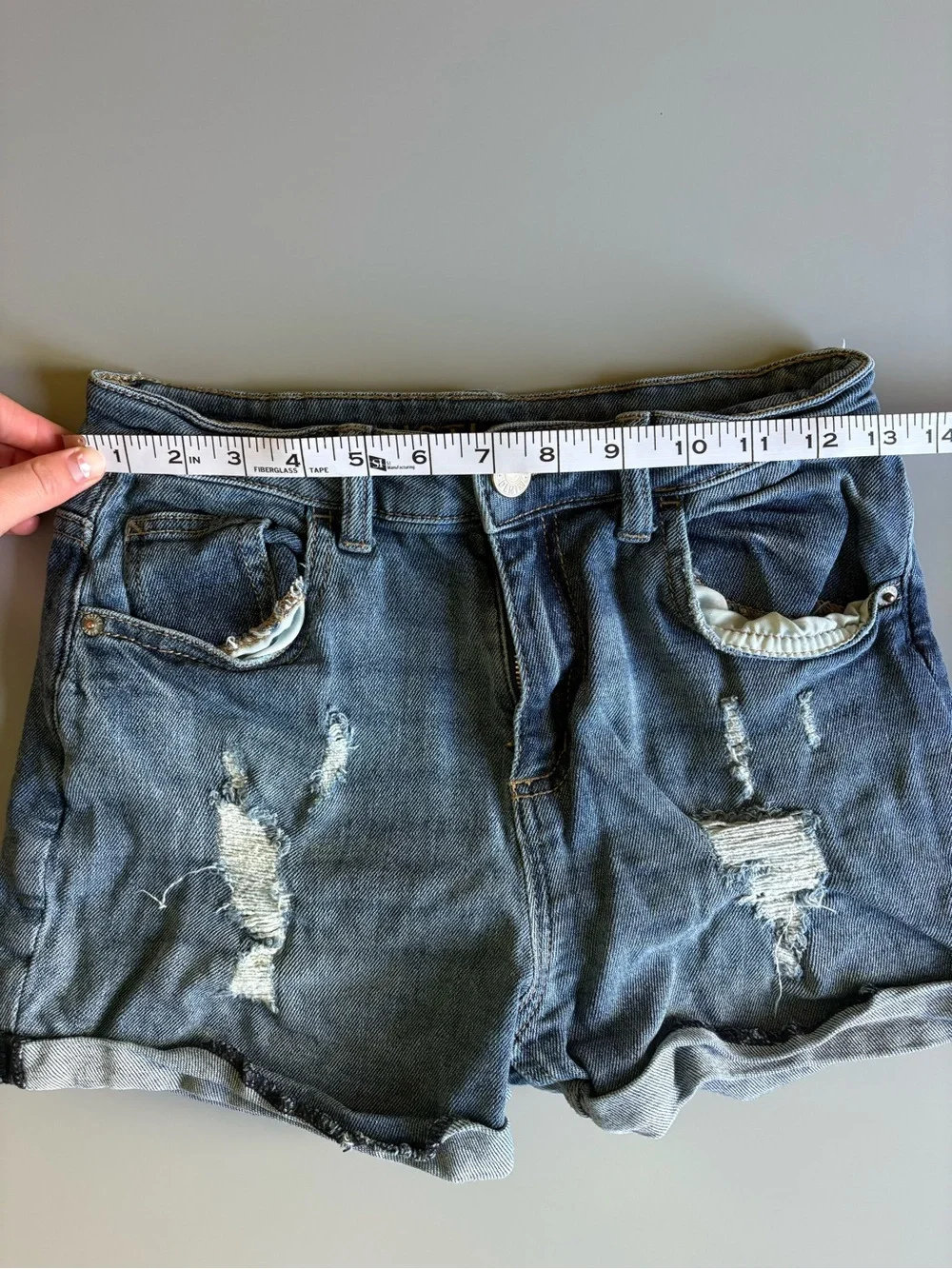 Justice jean shorts